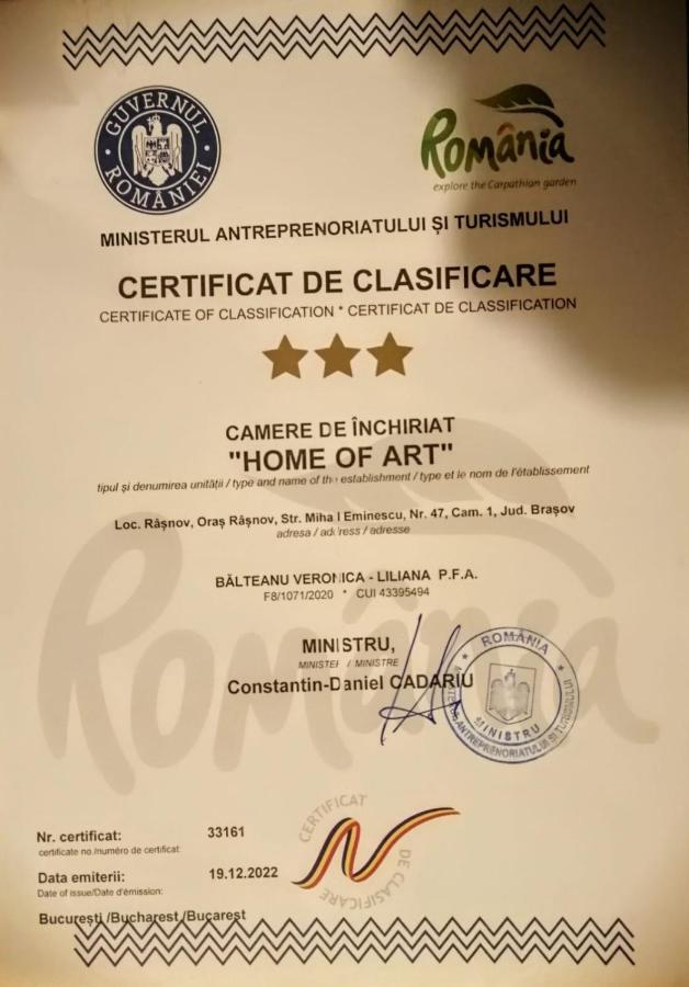 Home Of Art Rîşnov المظهر الخارجي الصورة